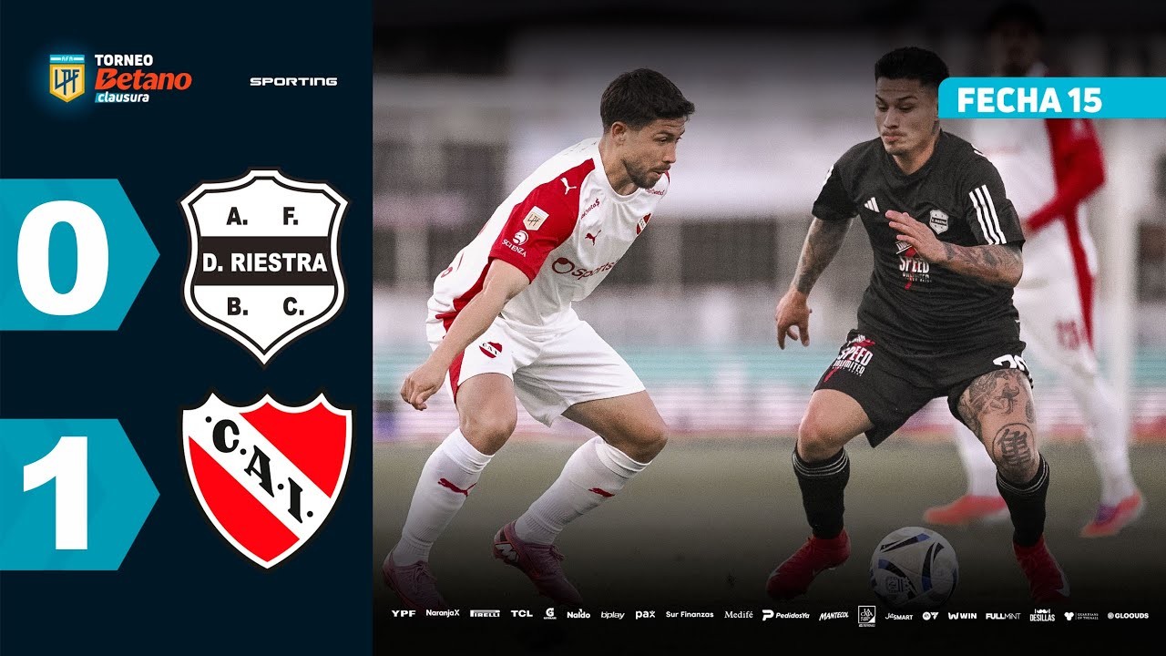 #ไฮไลท์ฟุตบอล [ เดปอร์ติโบ ริเอสตรา 0 - 1 อินดิเพนเดนเต้ ] อาร์เจนติน่า พรีเมียร์ ดิวิชั่น 2025/11.11.68