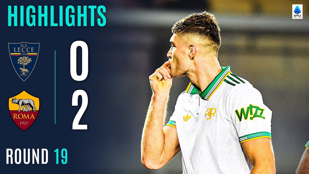 #ไฮไลท์ฟุตบอล [ เลชเช่ 0 - 2 เอเอส โรม่า ] กัลโช่ เซเรียอา อิตาลี 2025/7.1.69