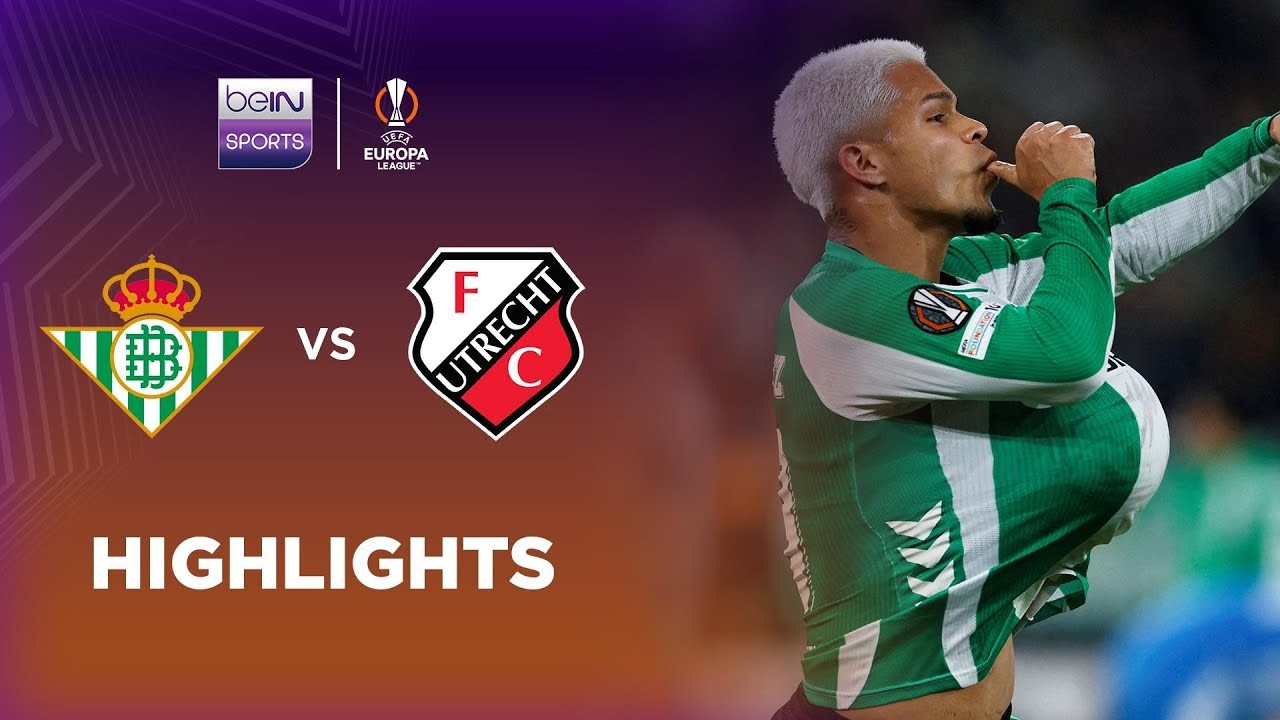 #ไฮไลท์ฟุตบอล [ เรอัล เบติส 2 - 1 อูเทร็คท์ ] ยูฟ่า ยูโรป้า ลีก 2025/28.11.68