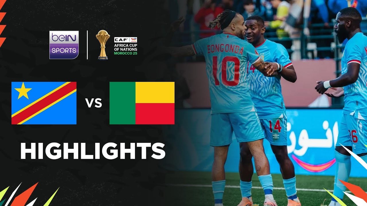 #ไฮไลท์ฟุตบอล [ ดีอาร์ คองโก 1 - 0 เบนิน ] แอฟริกา คัพ ออฟ เนชั่นส์ 2025/24.12.68