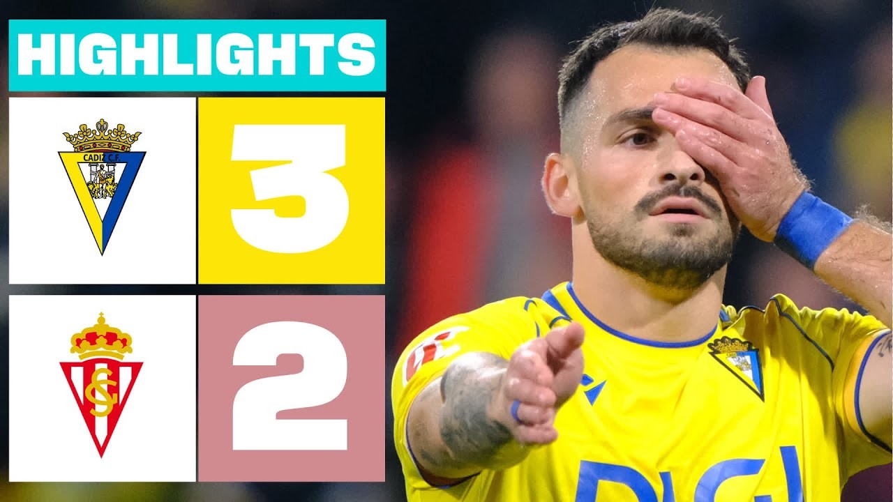 #ไฮไลท์ฟุตบอล [ กาดิซ 3 - 2 สปอร์ติ้ง กิฆ่อน ] อเดลันเต้ สเปน 2025/10.1.69