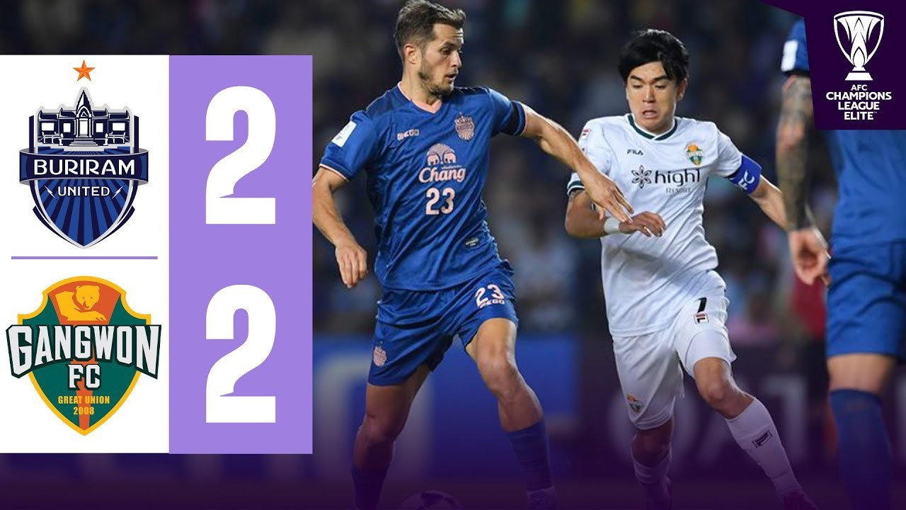 #ไฮไลท์ฟุตบอล [ บุรีรัมย์ ยูไนเต็ด 2 - 2 แกงวัน เอฟซี ] เอเอฟซี แชมเปี้ยนส์ ลีก อีลิท 2025/10.12.68