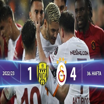 #ไฮไลท์ฟุตบอล [ อันคารากูคู 1 - 4 กาลาตาซาราย ] ตุรกี ซุปเปอร์ลีก 2022/23