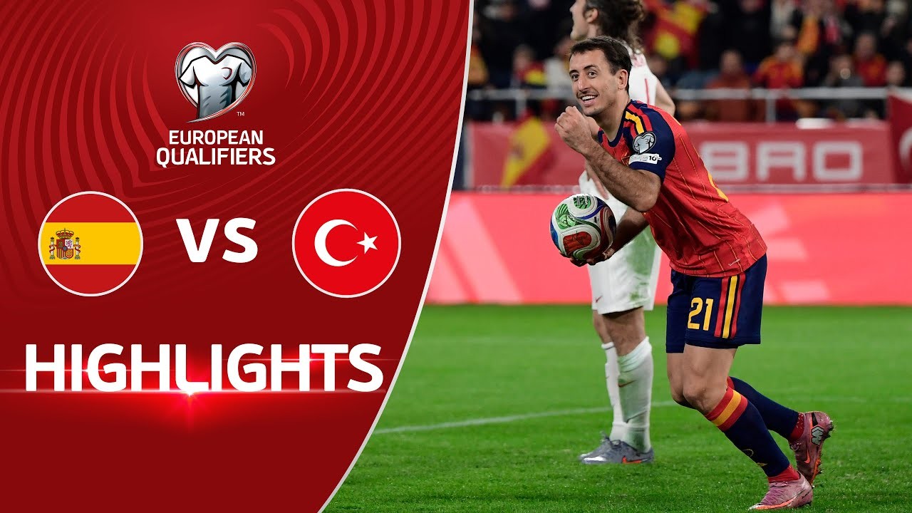 #ไฮไลท์ฟุตบอล [ สเปน 2 - 2 ตุรกี ] ฟุตบอลโลก รอบคัดเลือก โซนยุโรป 2025/19.11.68
