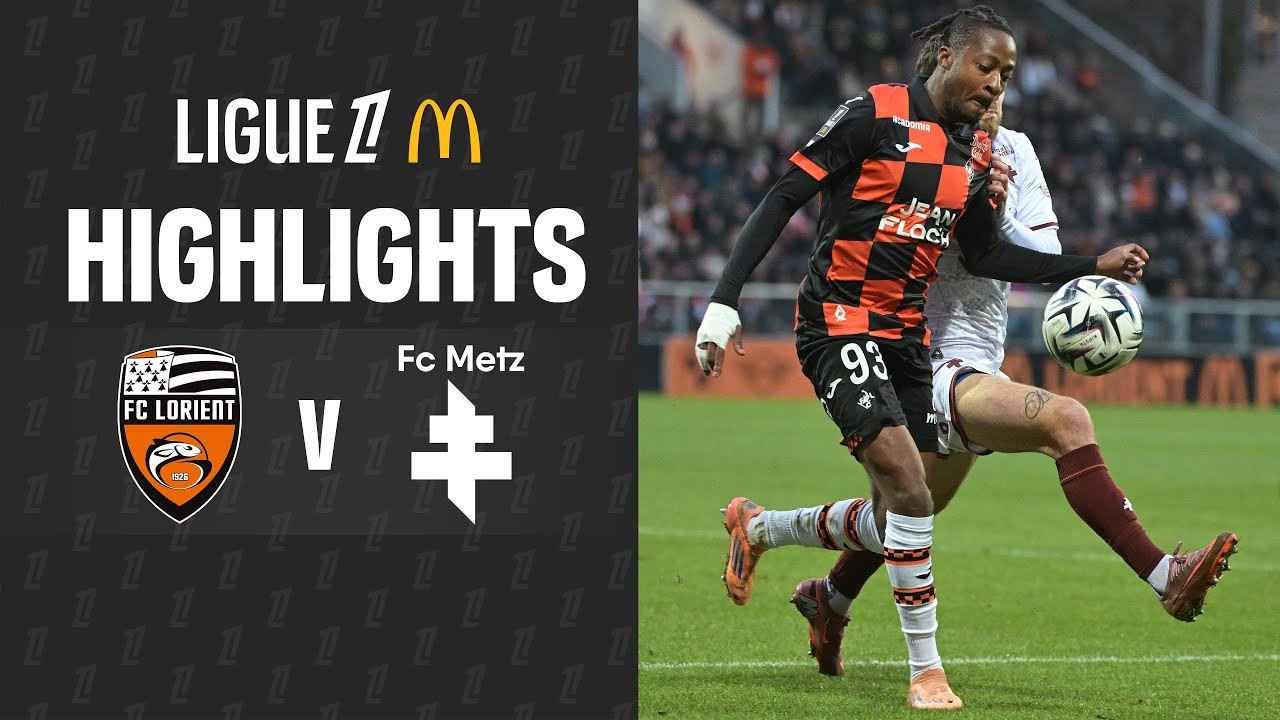 #ไฮไลท์ฟุตบอล [ ลอริยองต์ 1 - 1 เม็ตซ์ ] ลีกเอิง ฝรั่งเศส 2025/5.1.69